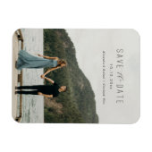 Magnet Flexible Écriture moderne Enregistrer l'aimant de date (Horizontal)