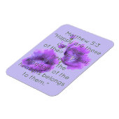 Magnet Flexible Écriture Verse Message spirituel Royaume (Côté Gauche)