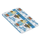 Magnet Flexible Écrivez ! Écrivain Sock Monkey Auteur Fun (Côté Droit)