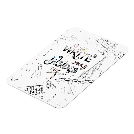 Magnet Flexible Écrivez votre intérieur dehors! Motivation des écr (Côté Gauche)