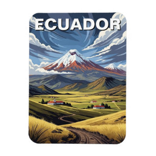 Magnet Flexible Ecuador Avenue des Volcans voyage