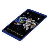 Magnet Flexible Écureuil dans l'espace (Côté Gauche)