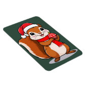 Magnet Flexible Écureuil de Noël Mignon (Côté Droit)