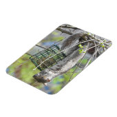 Magnet Flexible Écureuil S'accrochant à l'envers manger (Côté Gauche)