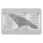 Magnet Flexible Edgar Allan Poe Le Corbeau (Horizontal)