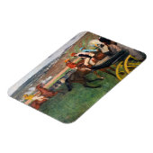 Magnet Flexible Edgar Degas - Aux courses (Côté Gauche)