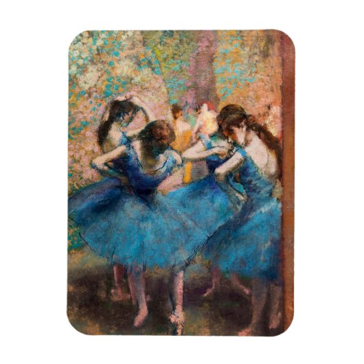Magnet Flexible Edgar Degas - Danseuses en bleu (Vertical)
