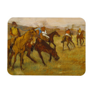 Magnet Flexible Edgar Degas - devant la course