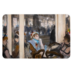 Magnet Flexible Edgar Degas - Femmes sur une terrasse de café le s
