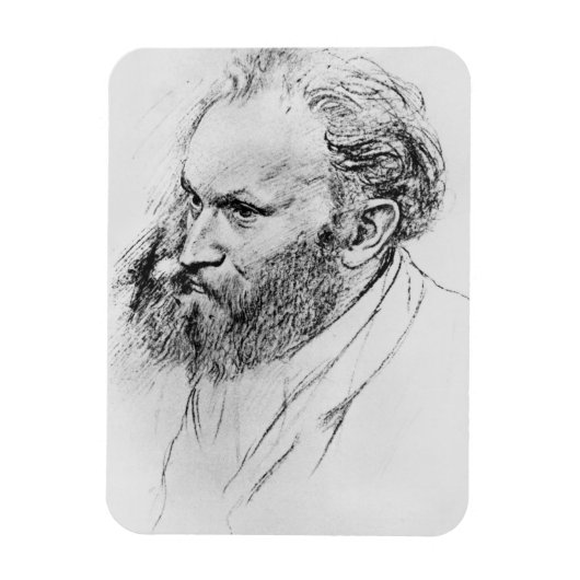 Magnet Flexible Edgar Degas | Portrait d'Edouard Manet (Vertical)