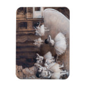 Magnet Flexible Edgar Degas - Répétition de ballet sur scène (Vertical)