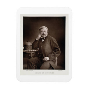 Magnet Flexible Edmond de Goncourt (1822-96) de Galerie Contemp