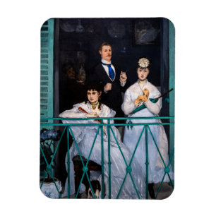 Magnet Flexible Edouard Manet - Balcon / Le Balcon