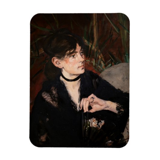 Magnet Flexible Edouard Manet - Berthe Morisot avec un ventilateur (Vertical)