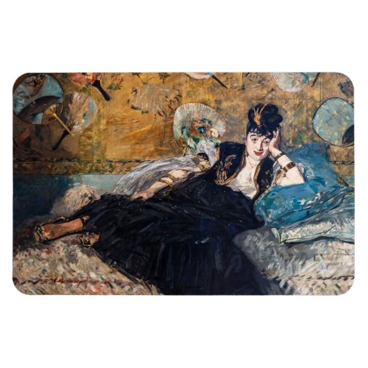 Magnet Flexible Edouard Manet - Dame aux Éventails (Horizontal)