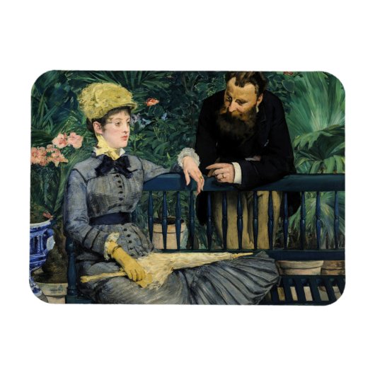 Magnet Flexible Edouard Manet - Dans la serre (Horizontal)