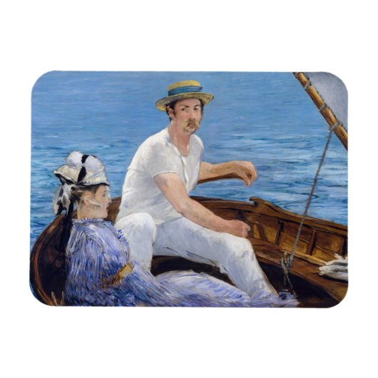 Magnet Flexible Edouard Manet - En bateau (Horizontal)
