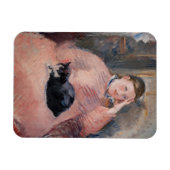 Magnet Flexible Edouard Manet - Femme au chat (Horizontal)