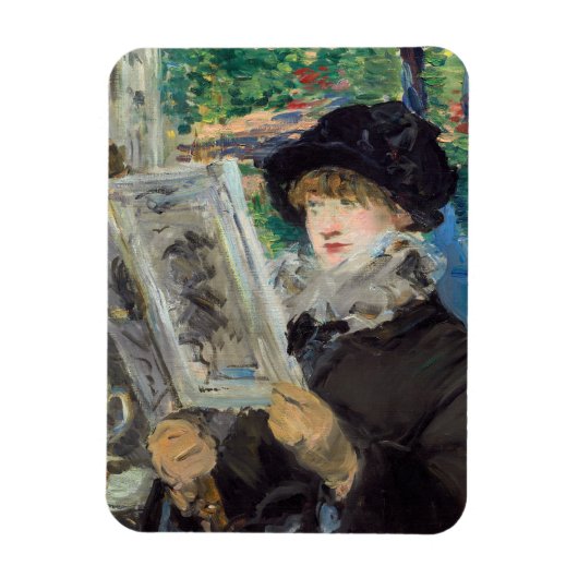 Magnet Flexible Edouard Manet - Femme lisant (Vertical)