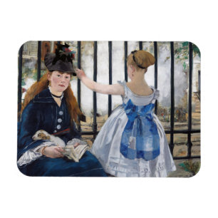 Magnet Flexible Edouard Manet - La Gare