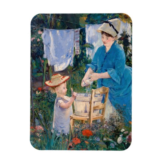 Magnet Flexible Edouard Manet - Laundry (Vertical)