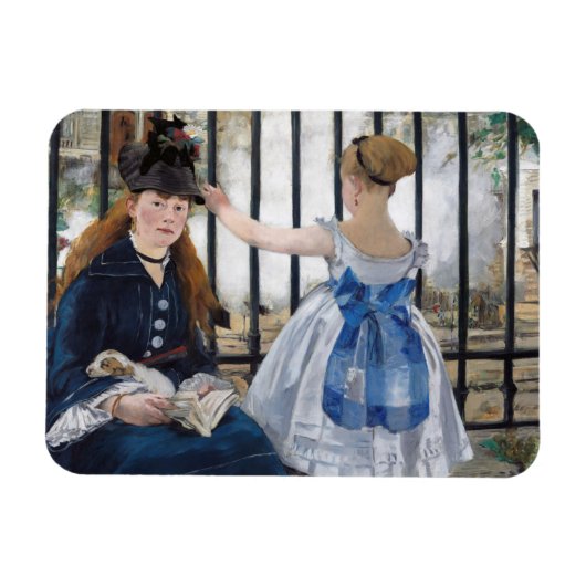 Magnet Flexible Edouard Manet - Le Chemin De Fer (Horizontal)