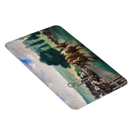 Magnet Flexible Edouard Manet - Les courses à Longchamp (Côté Droit)