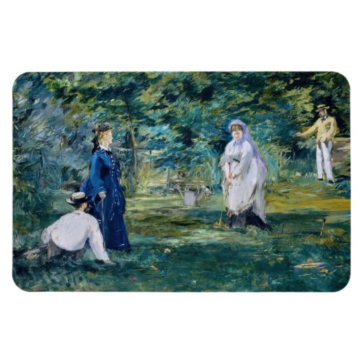 Magnet Flexible Edouard Manet - Un jeu de Croquet (Horizontal)