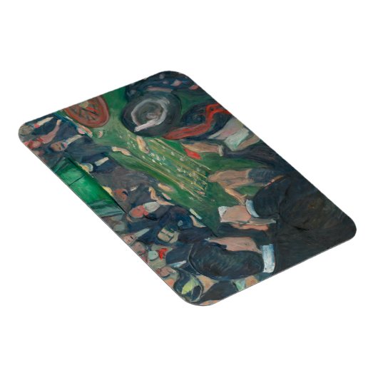 Magnet Flexible Edvard Munch - À la table de roulette (Côté Droit)