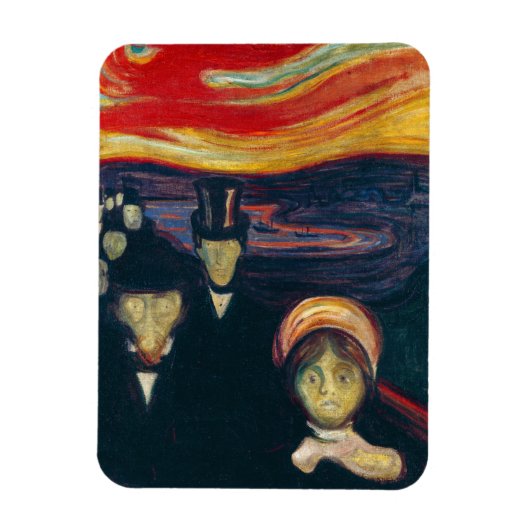 Magnet Flexible Edvard Munch - Anxiété (Vertical)
