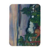 Magnet Flexible Edvard Munch - Fumée de train (Vertical)