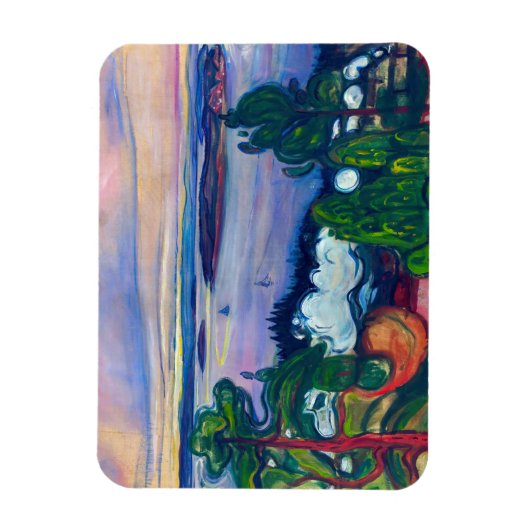 Magnet Flexible Edvard Munch - Fumée de train (Vertical)