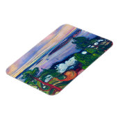 Magnet Flexible Edvard Munch - Fumée de train (Côté Gauche)