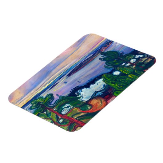 Magnet Flexible Edvard Munch - Fumée de train (Côté Gauche)