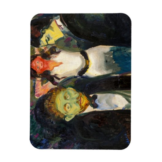 Magnet Flexible Edvard Munch - Jealousy (Vertical)