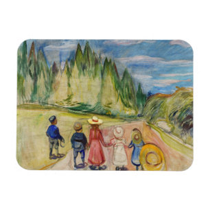 Magnet Flexible Edvard Munch - La forêt Fairytale