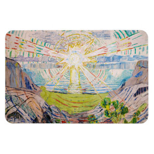 Magnet Flexible Edvard Munch - Le Soleil 1910