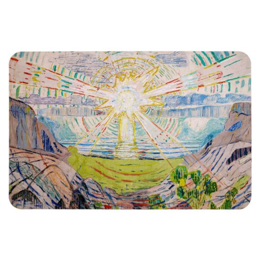 Magnet Flexible Edvard Munch - Le Soleil 1910 (Horizontal)