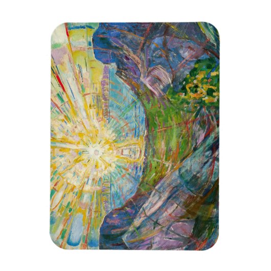 Magnet Flexible Edvard Munch - Le Soleil 1916 (Vertical)