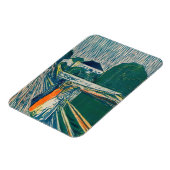 Magnet Flexible Edvard Munch - Les filles sur le pont, Lithographe (Côté Gauche)