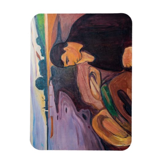 Magnet Flexible Edvard Munch - Melancholy 1894 (Vertical)