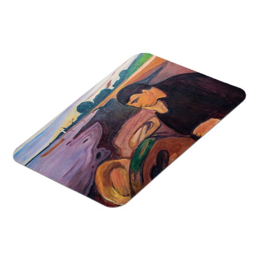 Magnet Flexible Edvard Munch - Melancholy 1894 (Côté Gauche)
