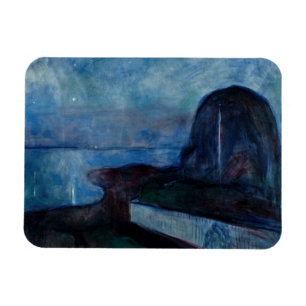 Magnet Flexible Edvard Munch - Nuit étoilée 1893
