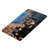 Magnet Flexible Edvard Munch - Soirée sur Karl Johan Street (Côté Gauche)