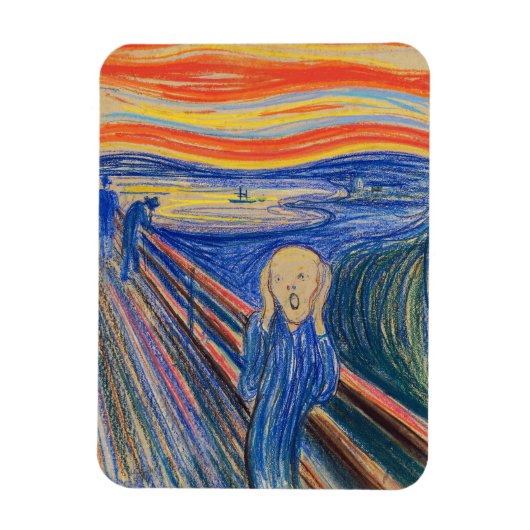 Magnet Flexible Edvard Munch - The Scream 1895 (Vertical)