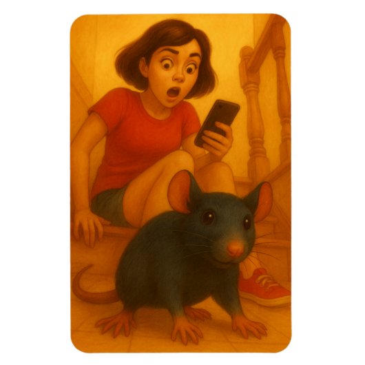 Magnet Flexible Eek une souris (Vertical)