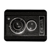 Magnet Flexible Effet Caméra vintage Sur Aimant Flexible (Horizontal)