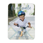 Magnet Flexible Effet de transparence Delicate Bleu Pré K Graduati (Vertical)