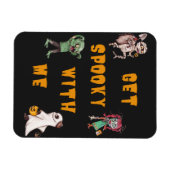 Magnet Flexible Éffrayant avec moi Halloween (Horizontal)