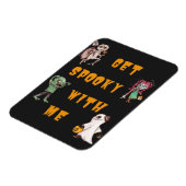 Magnet Flexible Éffrayant avec moi Halloween (Côté Gauche)